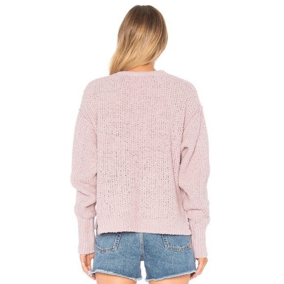 Free People Purple Coco V Neck Knit Sweater - Picture 3 of 16